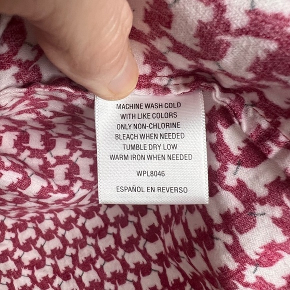 Charter Club Relaxed Fit Westie Scottish Terrier 100% Cotton Flannel Shirt 12 - Picture 8 of 8